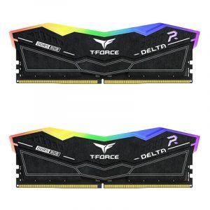 KIT MEMORIA RAM TEAMGROUP DELTA 32GB (2X16GB) DDR5 5600MHZ RGB CL36 BLACK