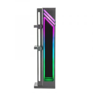 SOPORTE MARS GAMING PARA TARJETA DE VIDEO MAGNETICO RGB BLACK