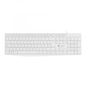 TECLADO NATEC NAUTILUS SLIM LAYOUT USB WHITE