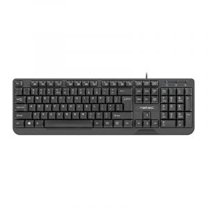 TECLADO NATEC TROUT SLIM USB MULTIMEDIA BLACK